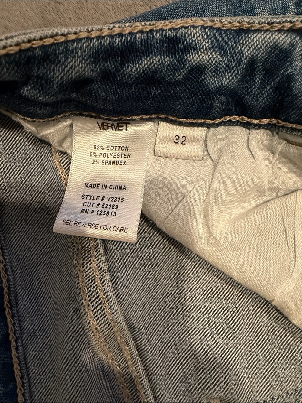 Vervet Women’s Light Blue Distressed Skinny Jeans - Picture 3 of 4
